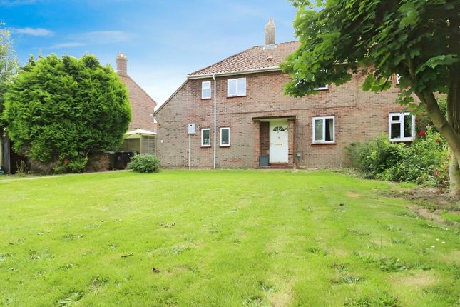 Thumbnail Semi-detached house for sale in Low Street, Wicklewood, Wymondham, Norfolk