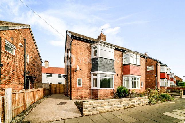 Thumbnail Semi-detached house for sale in Pykerley Road, Monkseaton, Whitley Bay, Tyne And Wear