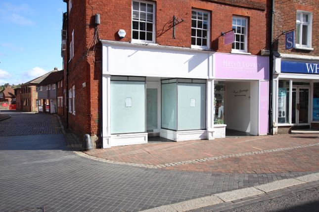 Retail premises to let in High Street, Godalming