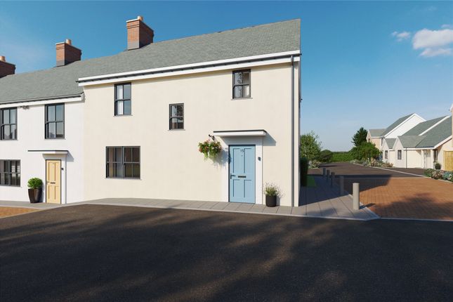 Thumbnail End terrace house for sale in Alice Meadow, Grampound Road, Truro, Cornwall