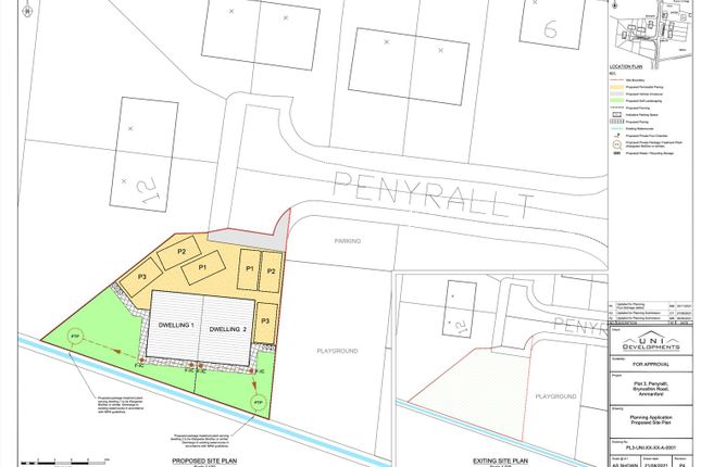 3-bed semi-detached on Plot, 3a, Penyrallt, Ammanford, £210,000