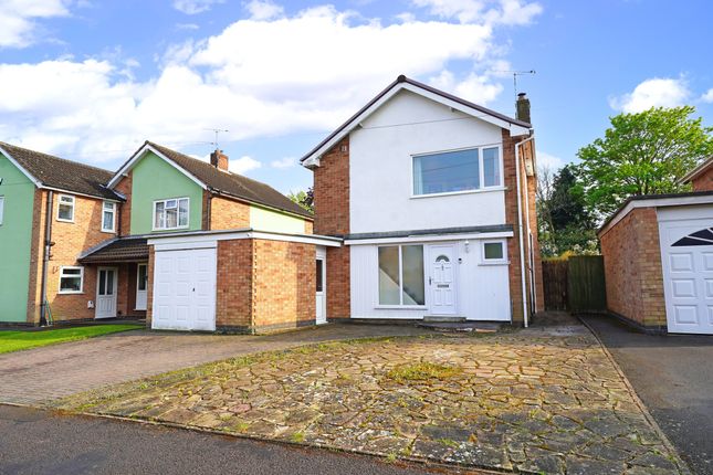 Detached house for sale in Salcombe Drive, Glenfield, Leicester