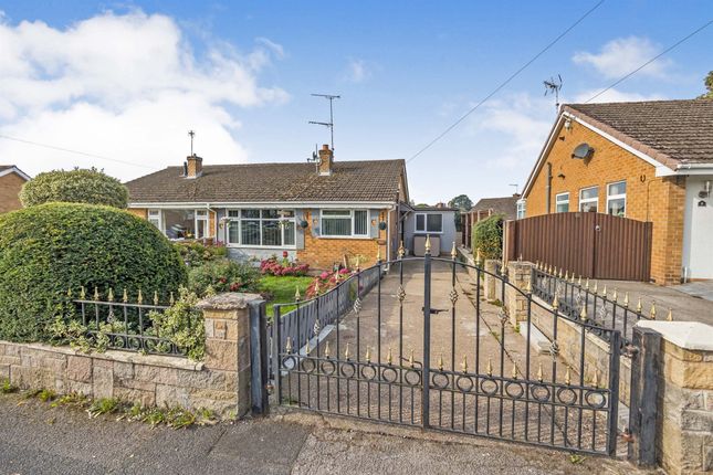 Thumbnail Semi-detached bungalow for sale in Thorntree Gardens, Eastwood, Nottingham