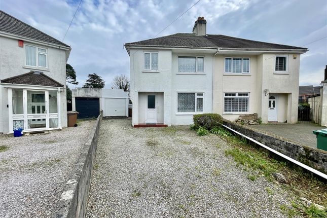 Semi-detached house for sale in Lester Close, Higher Compton, Plymouth