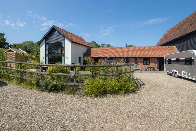 Thumbnail Barn conversion for sale in Norwich Road, Tacolneston, Norwich