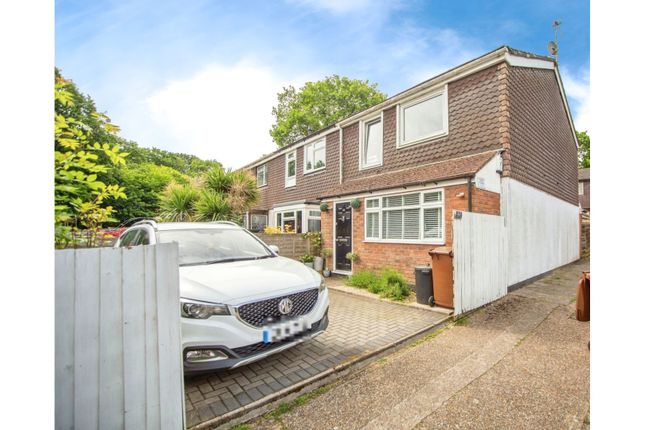 Thumbnail End terrace house for sale in Slade Close, Chatham
