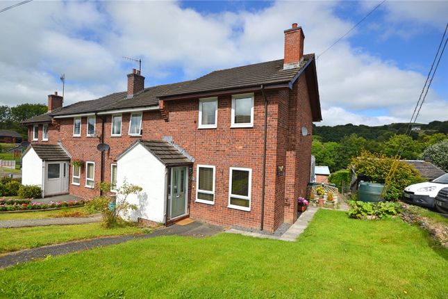 Thumbnail End terrace house for sale in Brynteg, Bettws Cedewain, Newtown, Powys