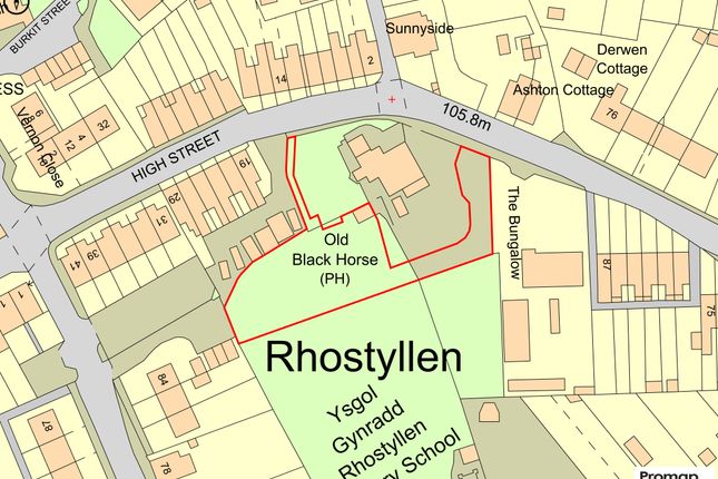 Land for sale in Henblas Road, Rhostyllen, Wrexham