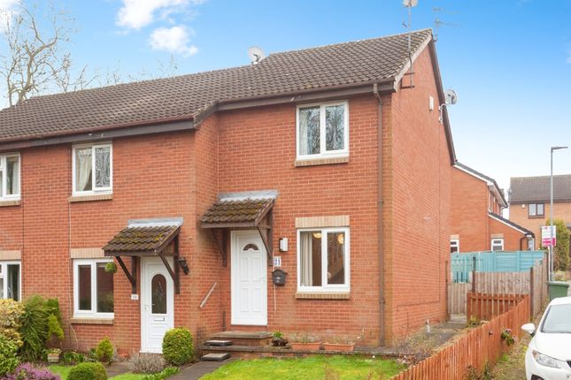 Thumbnail End terrace house for sale in Manor Farm Road, Crigglestone, Wakefield
