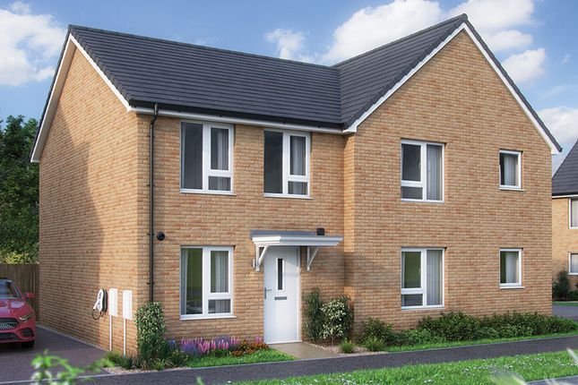 Thumbnail Semi-detached house for sale in "The Overton" at London Road, Norman Cross, Peterborough