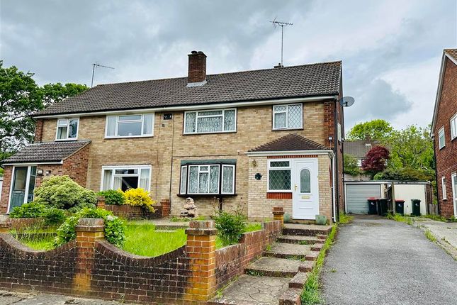 Thumbnail Semi-detached house for sale in Lambourne Close, Furnace Green, Crawley, West Sussex
