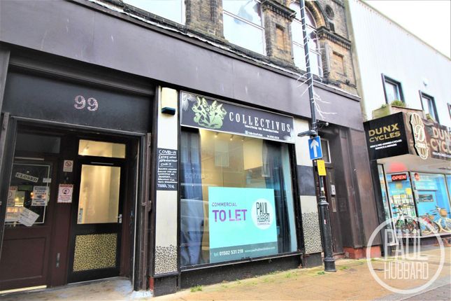 Retail premises to let in High Street, Lowestoft