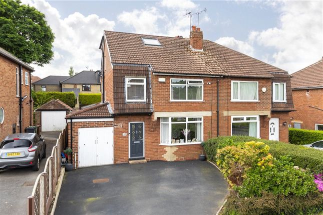 Thumbnail Semi-detached house for sale in Buckstone Oval, Leeds, West Yorkshire