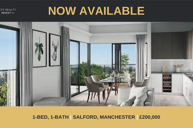 1-bed flat on 24, Firefly Close, Manchester, £200,000