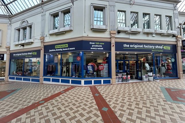 Retail premises to let in 6-10 County Walk, Taunton, Somerset