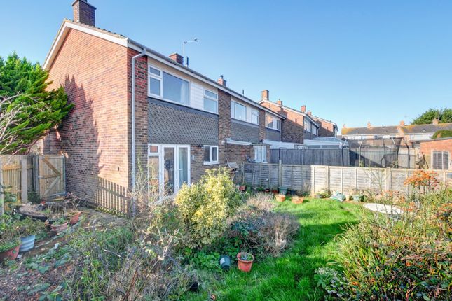 Thumbnail End terrace house for sale in Oxendean Gardens, Eastbourne