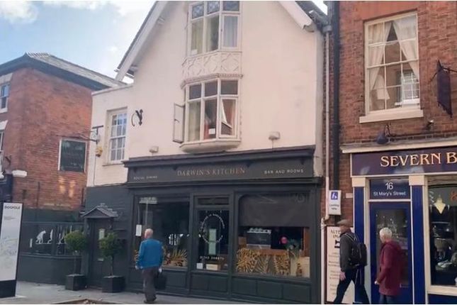 Thumbnail Leisure/hospitality for sale in Commercial/Residential/Investment Opportunity, 15 St Mary's Street, Shrewsbury, Shropshire