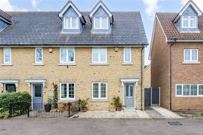 Thumbnail End terrace house for sale in Elvin Drive, North Stifford, Grays, Essex