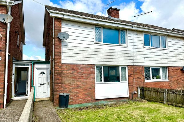 Thumbnail Semi-detached house for sale in Samuel Crescent, Gendros, Swansea