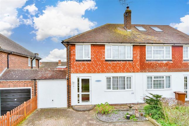 Semi-detached house for sale in Broomcroft Road, Rainham, Gillingham, Kent