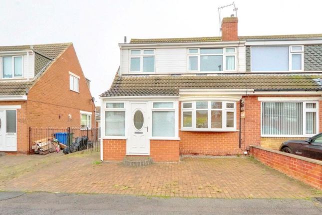 Thumbnail Semi-detached house for sale in Chartwell Close, Marske-By-The-Sea, Redcar