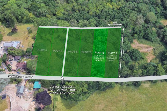 Thumbnail Land for sale in Plot 8, Stanstead Road, Caterham, Surrey
