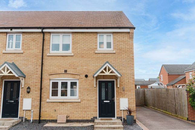 Thumbnail End terrace house for sale in Meadowsweet Close, Thurnby