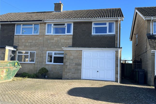 Thumbnail Semi-detached house for sale in Aldsworth Close, Fairford, Gloucestershire