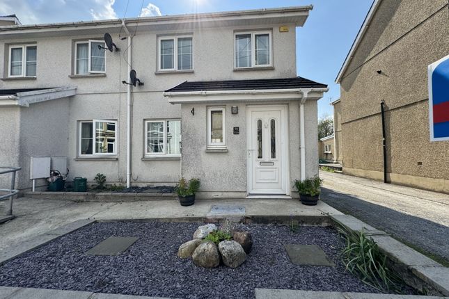 Semi-detached house for sale in Tirycoed Road, Glanamman, Ammanford, Carmarthenshire.