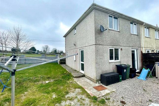 Semi-detached house for sale in Resugga Green Lane, Penwithick, Cornwall