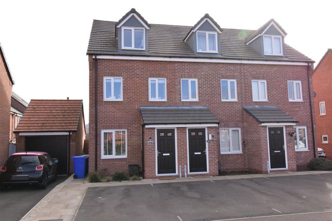 Thumbnail End terrace house for sale in Mewis Close, Burton-On-Trent