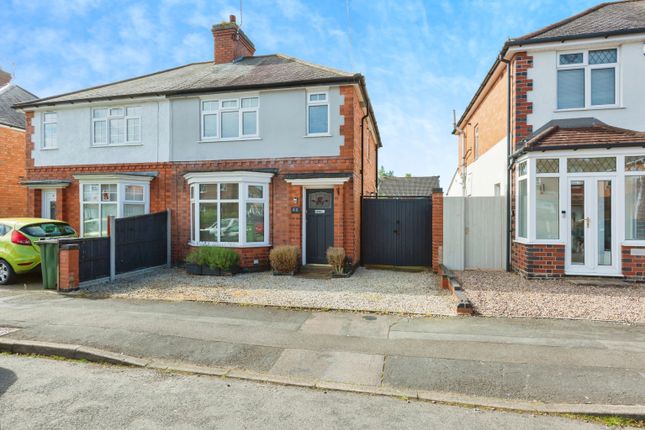 Thumbnail Semi-detached house for sale in Richmond Drive, Glen Parva, Leicester