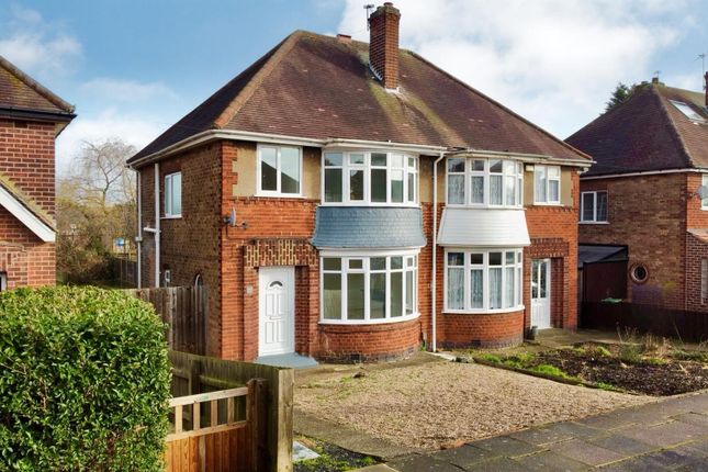 Thumbnail Semi-detached house for sale in Holt Drive, Loughborough