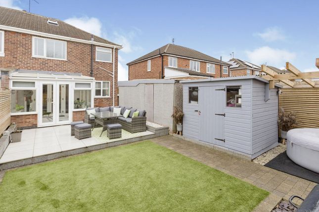 Semi-detached house for sale in Mowbray Drive, Syston, Leicester