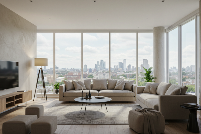 3-bed flat on Boston Manor Road, Brentford, £735,000