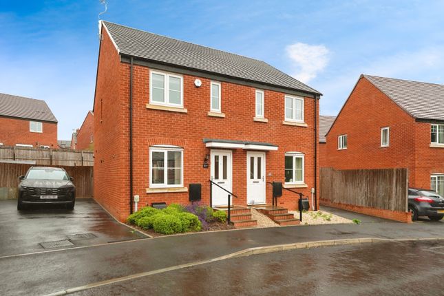 Thumbnail Semi-detached house for sale in Fiennes Fields, Rushwick, Worcester, Worcestershire