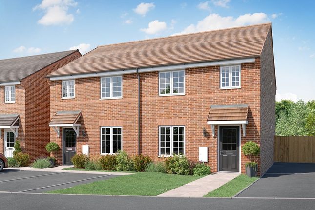 Thumbnail Semi-detached house for sale in "The Byford - Plot 135" at Widdowson Way, Barton Seagrave, Kettering
