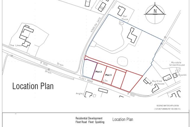 Land for sale in Plot 3 Fleet Road, Fleet, Holbeach, Spalding, Lincolnshire