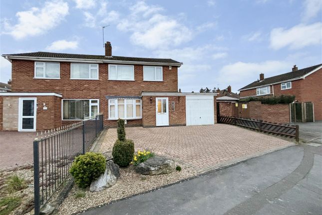 Semi-detached house for sale in Thorndale, Ibstock, Leicestershire