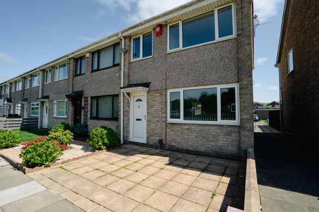 Thumbnail End terrace house to rent in Cornforth Close, Wardley, Gateshead