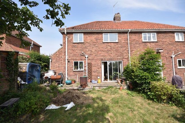 Semi-detached house for sale in Lusher Rise, Hellesdon, Norwich