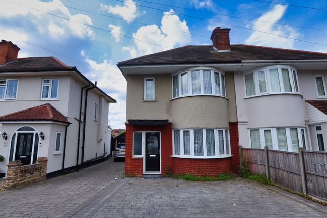 Thumbnail Semi-detached house for sale in Lynwood Drive, Collier Row