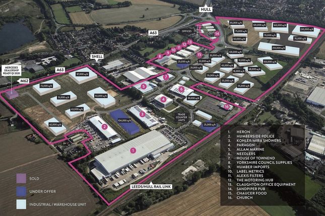 Light industrial to let in / M62, Hull