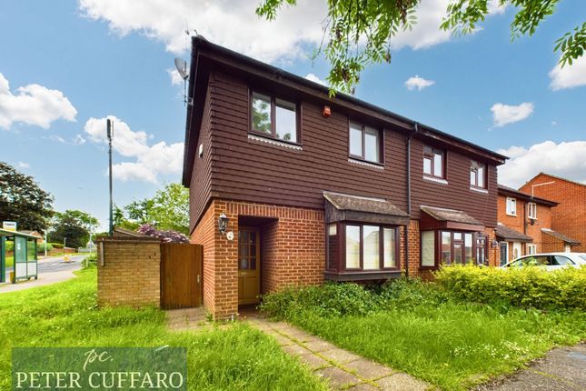 Thumbnail End terrace house to rent in Leaforis Road, Cheshunt