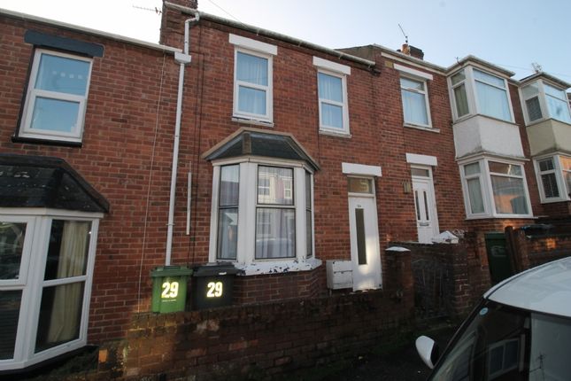 Thumbnail Terraced house to rent in Coleridge Road, St. Thomas, Exeter