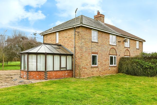 Semi-detached house for sale in Main Road, Three Holes, Wisbech