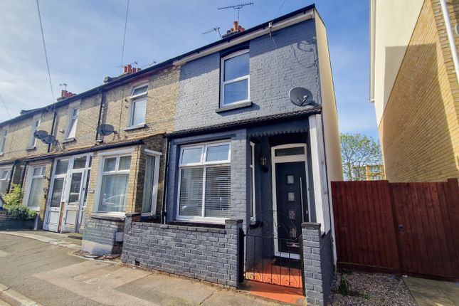 Thumbnail End terrace house for sale in Suffolk Road, Gravesend
