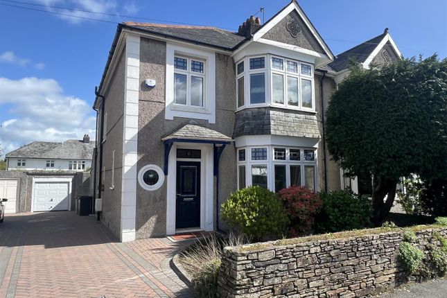 Thumbnail Semi-detached house for sale in Tor Crescent, Mannamead, Plymouth