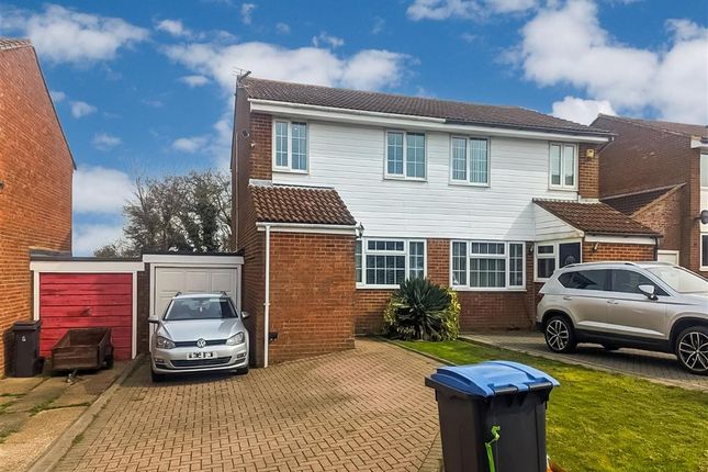 Thumbnail Semi-detached house for sale in Farncombe Way, Whitfield, Dover, Kent