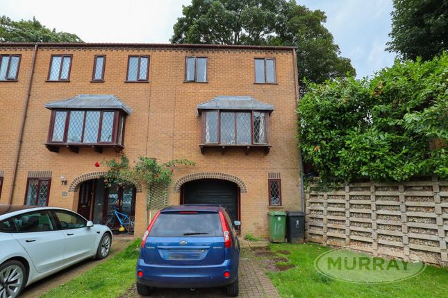 Thumbnail Town house for sale in Willow Close, Uppingham, Oakham